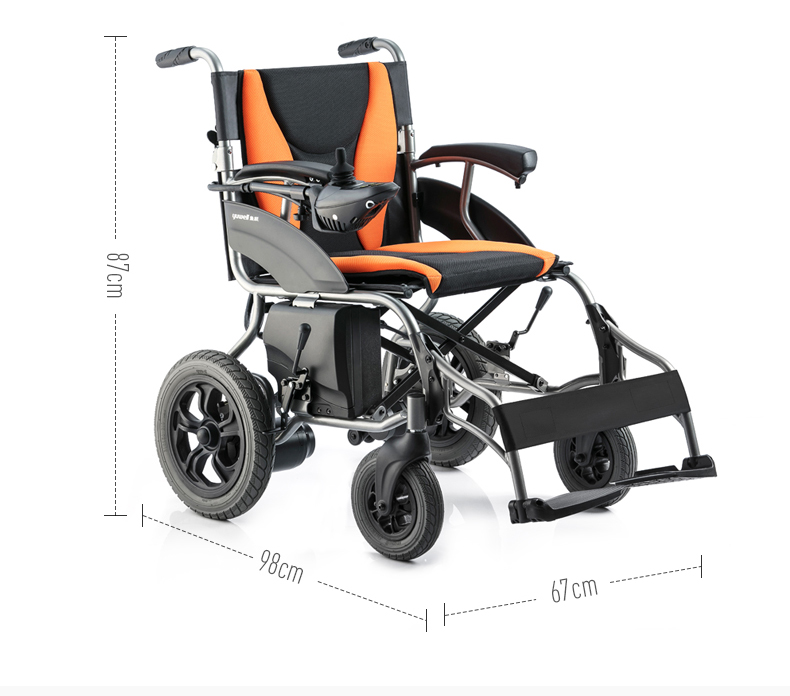 魚(yú)躍電動(dòng)輪椅車(chē)D210B尺寸