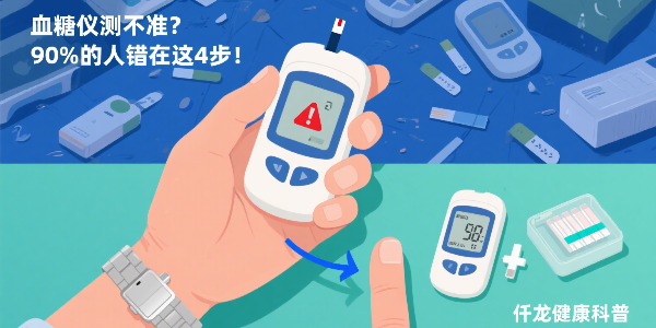 血糖儀測(cè)不準(zhǔn)？90%的人錯(cuò)在這4步！