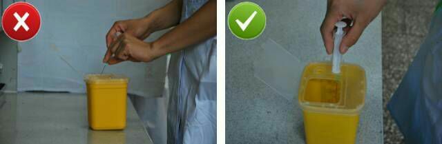 一次性注射器使用后的歸類及解決方式