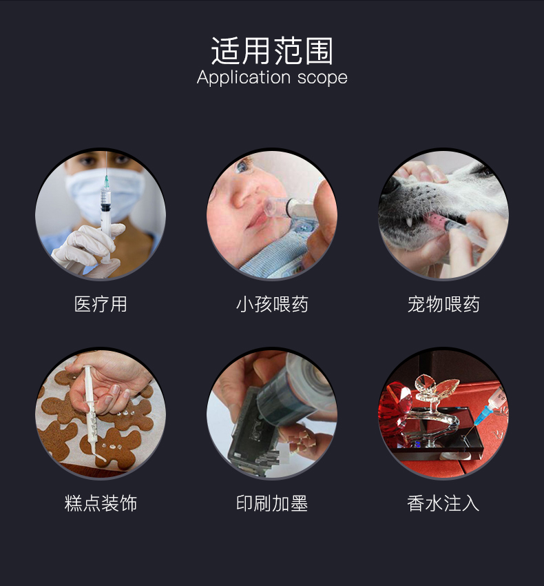 一次性無菌注射器應(yīng)用在哪些方面