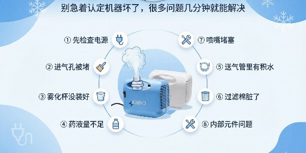 舊霧化器不出霧？別急著換新的，8 個(gè)步驟先自查